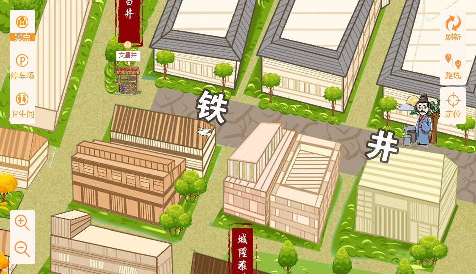 加茂镇智慧景区：手绘地图与语音导览的完美融合